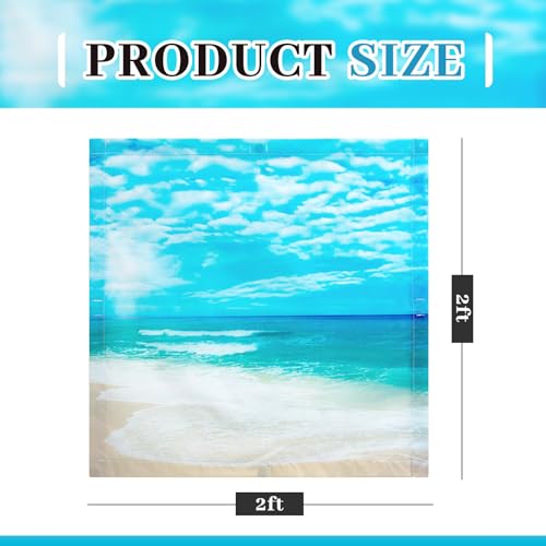 Image of VIHOSE 4 Pcs 2 x 2 Feet Fluorescent Light Covers for Ceiling Lights Classroom Magnetic Light Filters for Reducing Harsh Glare Flicker for Office Classroom Home Drop Ceiling(Wave)