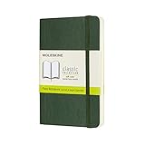 モレスキン クラシック ノートブック ソフトカバー ポケットサイズ マートルグリーン 無地 QP613K15