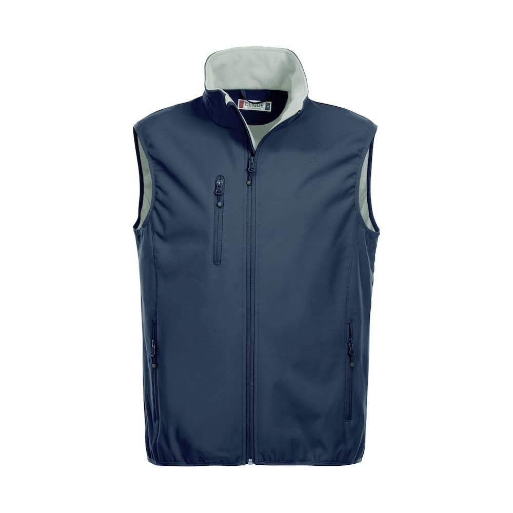 Clique Men's Dark Navy Basic Softshell Gilet (5Xl) (Dark Navy)