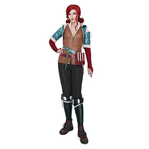 miccostumes Women's Game Cosplay Costume Outfit with Gloves Belts and Waist Bag (S)