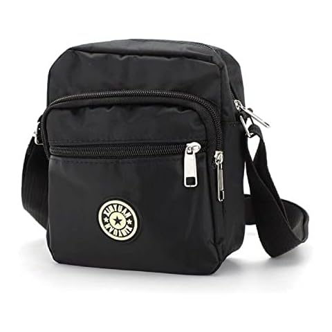 XJYMCOM Messenger Bag Men's Canvas Utility Travel Work Bag Waterproof Mini Shoulder Crossbody Bag for Work Trips Cover