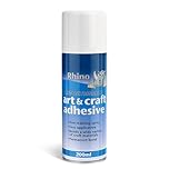 Spray Adhesive Heavy Duty Multipurpose Glue Spray Repositionable - Ideal for Art & Craft School Projects, Display Boards - 200ml