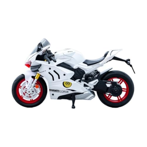 Image of PLUSPOINT Diecast Motorcycle Toy Bike 1:10 Scale Model Vehicles Alloy Simulation Super Bike Also for Car Dashboard Adult Alloy Motorbike Toy Simulation Model Vehicle Toy Street Machine Kids Gift