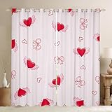 Photo Gallery feelingyou love and bow - tende per finestre, per adolescenti e donne, motivo cuore rosso, per camera da letto, romantiche tende per soggiorno, set di 2 tende per finestre di san valentino, 116 x 182 Photo Gallery feelingyou love and bow - tende per finestre, per adolescenti e donne, motivo cuore rosso, per camera da letto, romantiche tende per soggiorno, set di 2 tende per finestre di san valentino, 116 x 182