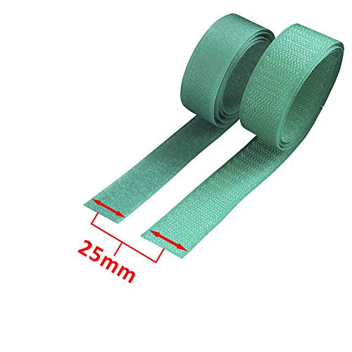 Fecho De Contato Macho E Fêmea 25mm X 1 Metro Cor Verde