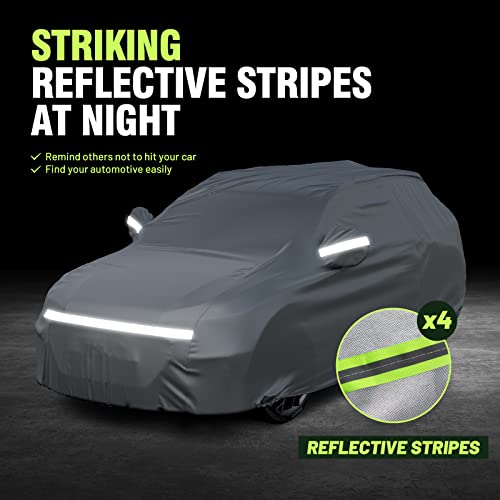 Favoto SUV Car Cover Waterproof All Weather for Automobiles 6 Layers