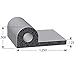 Trim-Lok P-Shaped Rubber Seal - EPDM Foam Rubber Seal with HT (General Acrylic) Pressure Sensitive Adhesive - Door & Window Weather Seal for Homes, Cars, & Boats - .5