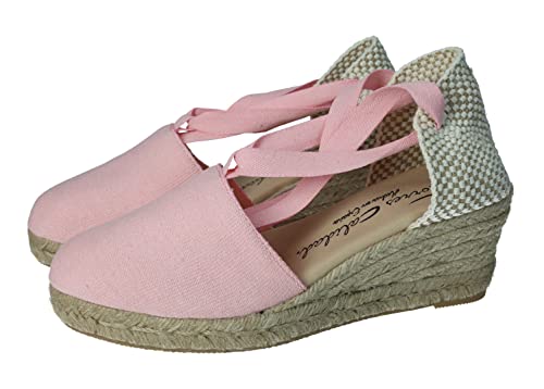 Espadrilles Rose Femme TORRES Valencienne chaussure toile été
