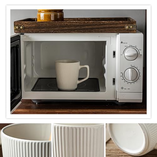Tassen 500ml Kaffeetassen Set 4er Kaffeebecher Porzellan Coffee Mug – Bild 3