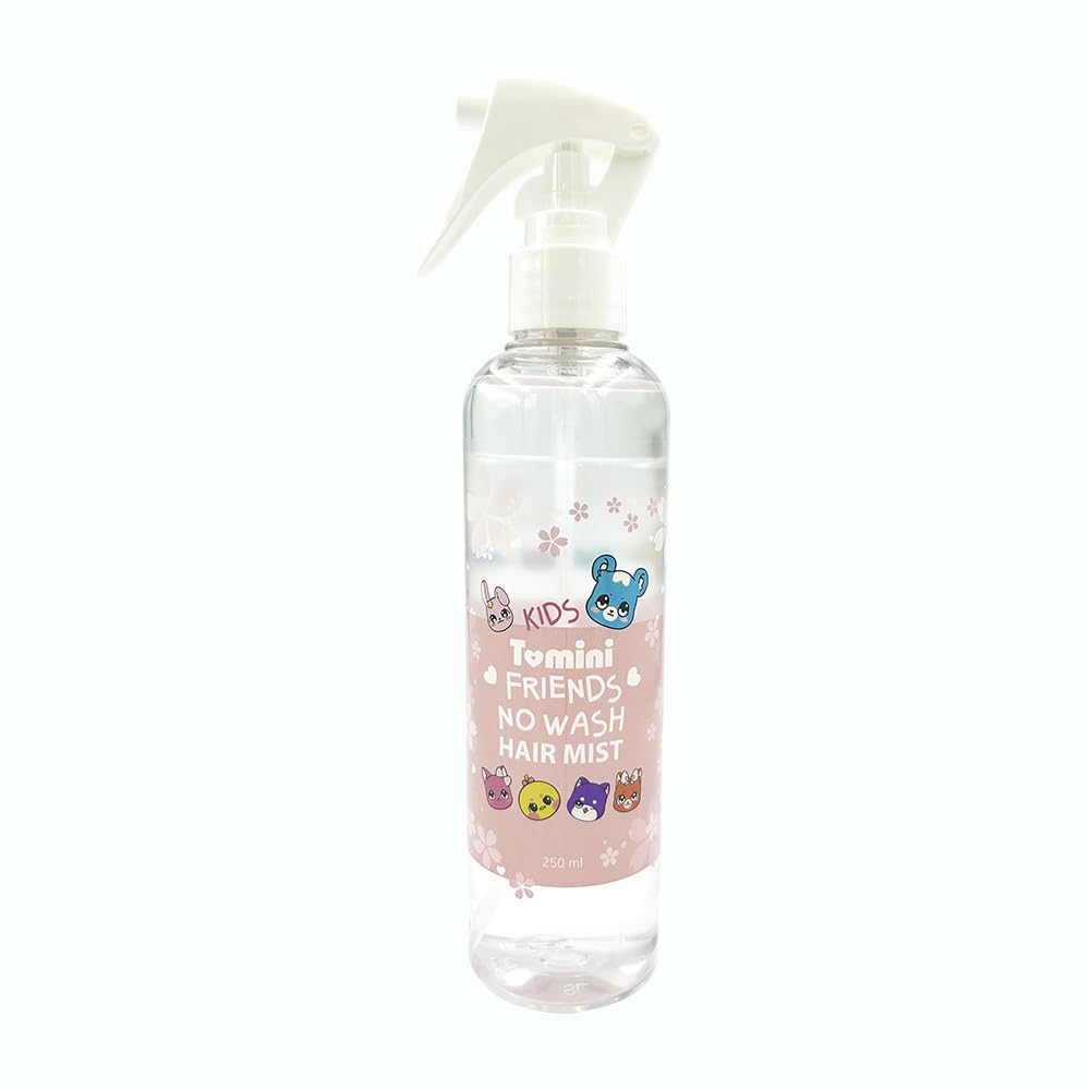 TOMINI Friends No Wash Hair Mist for Kids, Leave-in Detangling Spray, 8.45 Fl Oz