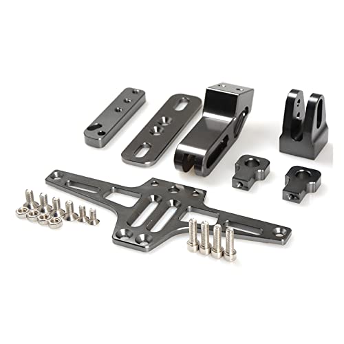 Support de plaque XT660Z Ténéré en aluminium avec support clignotant intégré - 2