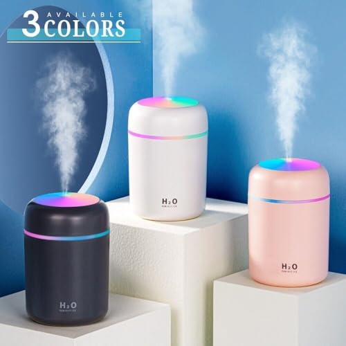 Image of Humidifire for Room Moisture, Aroma Diffuser for Home, Mist Maker, Cool Mist Humidifier, Small Quiet Air Humidifier, Ultrasonic Essential Oil Diffuser Electric(Multi Color)