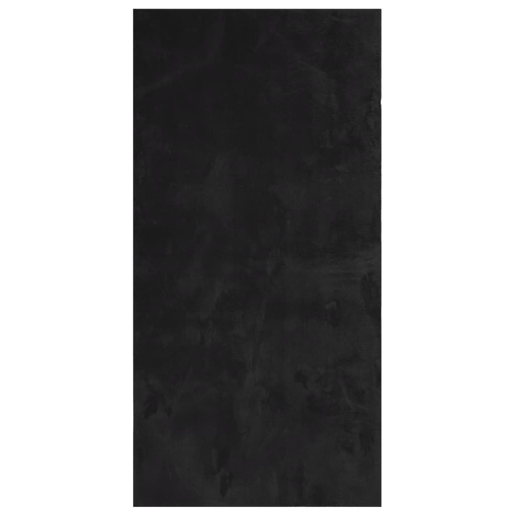 Tapis de chambre doux HUARTE pour créer un coin lecture cocooning noir