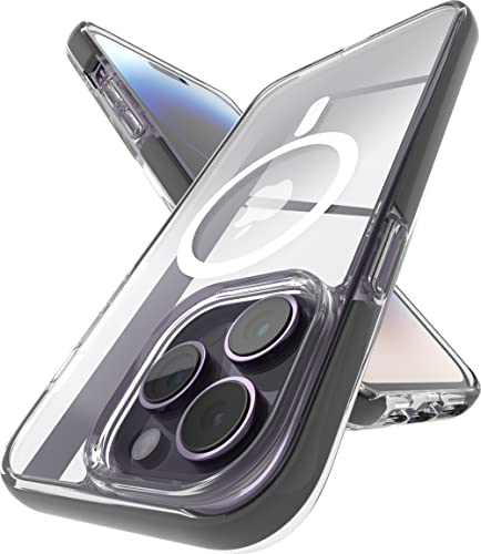Image of eller sante Guard MagPro for iPhone 14 Pro Case Cover, 10 Feet Drop Protection, Shockproof, Scratch Resistant, Slim, Thin Compatible with MagSafe iPhone 14 Pro Back Cover - Grey