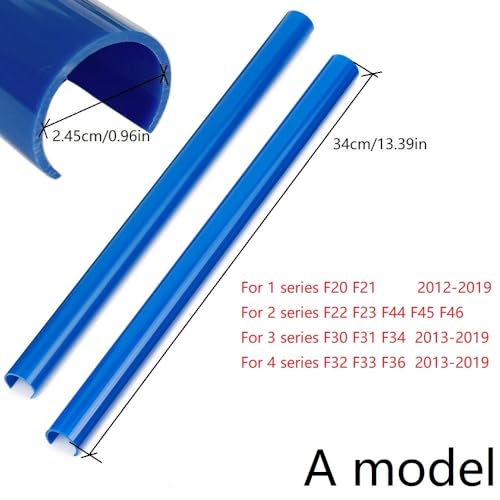 Image of Car Grill Inserts Trims for BMW 1 2 3 4 Series F20 F21 F22 F23 F30 F32 F33 F34 F36 Grill Stripes Grille Inserts Stripes Wrap(Blue)
