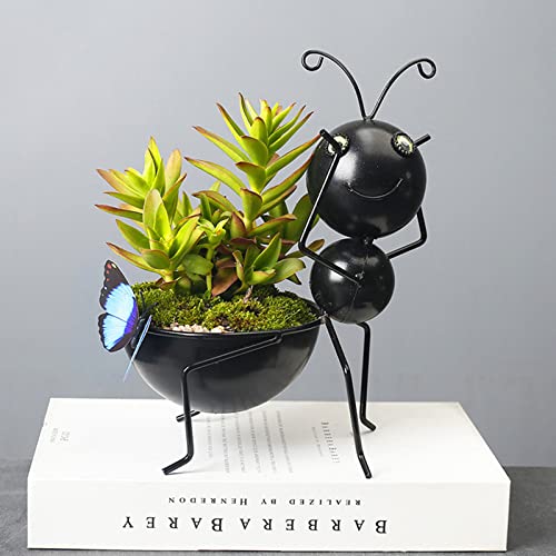 Contenedor de flores de hierro forjado y macetero de animales infantiles 8