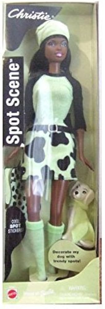 BARBIE SPOT SCENE AFRICAN AMERICAN CHRISTIE DOLL (2001) : Amazon  
