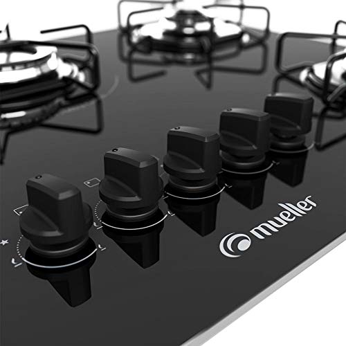 Cooktop Mueller 5 Bocas com Queimador Ultra Chama Mcg115bg1