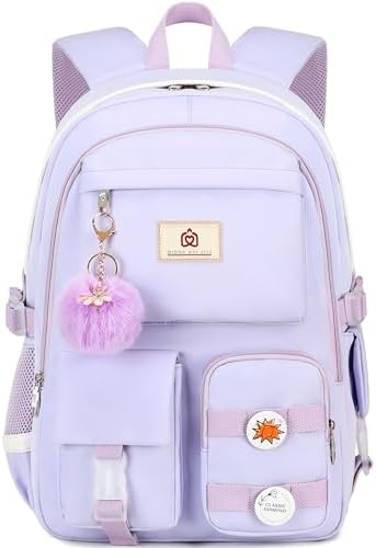 Hidds Laptop Backpacks 15.6 In Kids School Backpack for Girls Women Bookbag