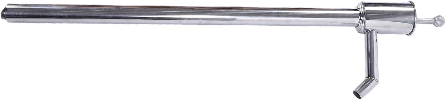 Garosa Manual Drum Pump Stainless Steel Hand Pump Efficient Liquid Transfer for Home Farm Water Use Lightweight Hand Crank Design Fits 180L 200L 300L Drums 1 Pack
