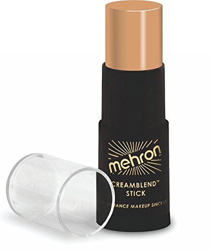 Image of Mehron Makeup CreamBlend Stick | Face Paint, Body Paint, & Foundation Cream Makeup | Perfect for Halloween .75 oz (21 g) (Light Olive)