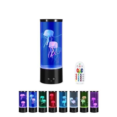 Lampe méduse LED aquarium veilleuse d'ambiance maison bureau
