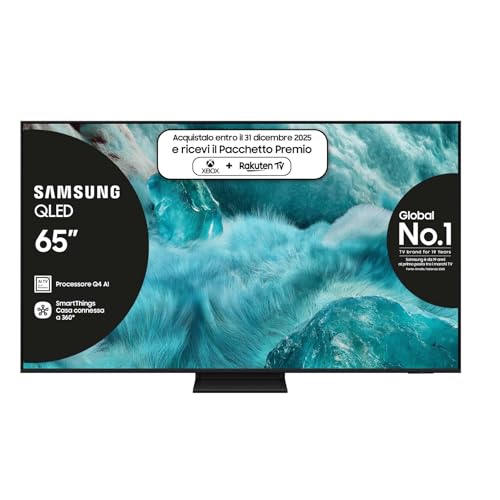 Samsung Smart TV 55'' QE55Q7F5AUXZT QLED 4K, Q4 AI Processor, 4K Upscaling, OTS Lite, Slim Look...
