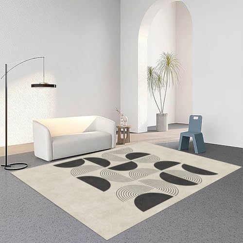 Frisence カーペット 160×230cm 洗える 厚手 シャギーラグ マイクロファイバー ふわふわ やわらかい 滑りにくい 防音 防寒 ホットカーペット対応 ペット対応 おしゃれ 北欧風 リビング 寝室 ダイニング 子供部屋用 FRISY02-D5