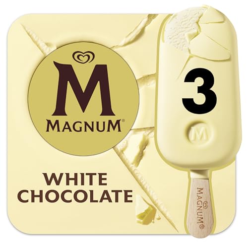 Magnum White Chocolate Ice Cream Sticks 3 x 100ml
