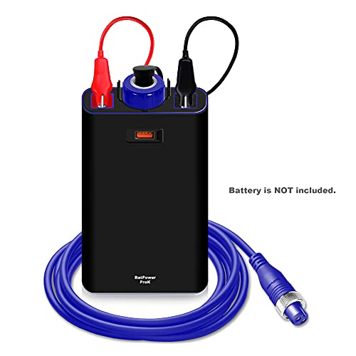 Batpower 18Ft Electric Reel Power Cord Compatible For Banax Kaigen 7000 1500 500 300 150 Power Assist Electric Fishing Reel Power Cable Prok Bp-Fk08B Bp-Fk16B Battery Cord 550Cm #TOP2