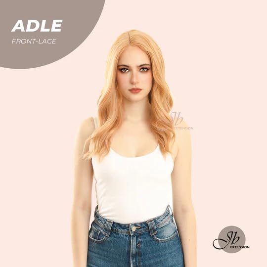 Miniatura 6 de ADLE - Peluca de encaje frontal para mujer, pelucas sintéticas naturales para uso diario (pelucas de cabello natural)