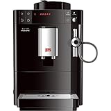 Melitta, Passione F530-102, Cafetera Automática con Molinillo, Café en Grano, Sistema de leche, Limpieza Automática, Personalizable, 15 Bares, Negro
