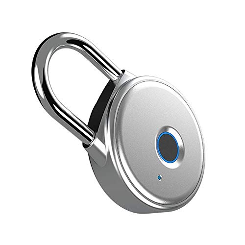 Cadenas empreintes digitales pour casier de gym, école et clôture extérieure en métal - 4