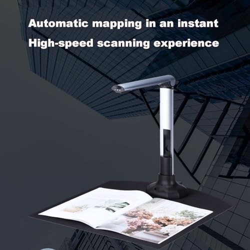 Scanner de documents 10 MP pliable pour corriger les écarts de pages et optimiser les textes - 3