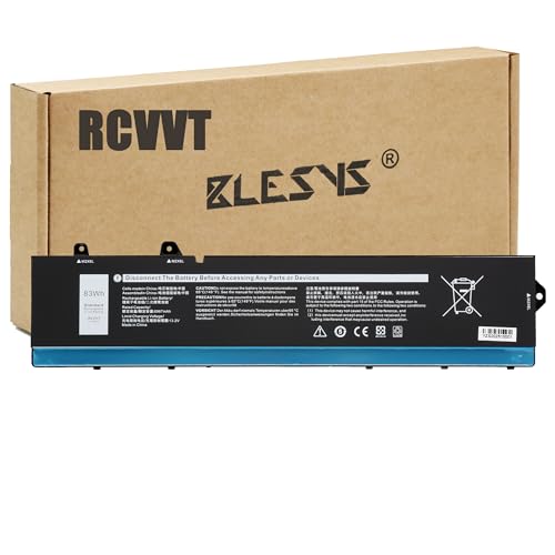 Batterie pour Dell Precision RCVVT résout les pannes de batterie usée 83Wh