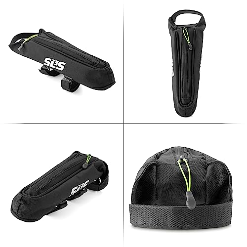 SLS3 Aero Top Tube Bag for Cycling - Small, Stable & Secure for TT and Triathlon Racing – Tri and Cycling Accessories - Premium Low Profile Design Reduces Drag - Custom Fit Bike Stem Bag (Black) - Image 3