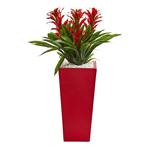 Nearly Natural Triple Bromeliad