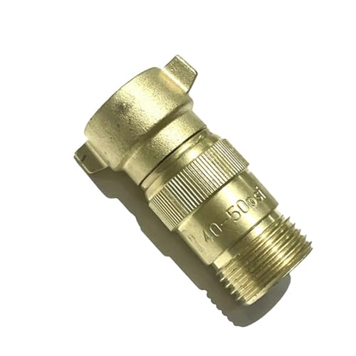 Valvola di regolazione della pressione dell'acqua da giardino in ottone con filtro schermo, riduttore di pressione da 40 a 50 PSI per sistema di irrigazione per rubinetti esterni (3/4 pollici)