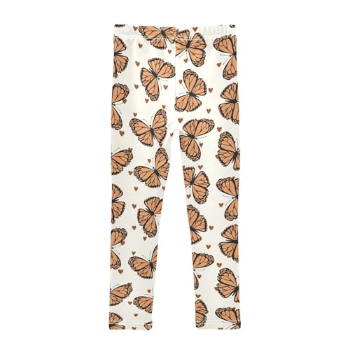 Girls Leggings Funny Colorful Butterfly Toddler Girls Clothes Leggings for Girls Toddler Girls Leggings 3-4T2