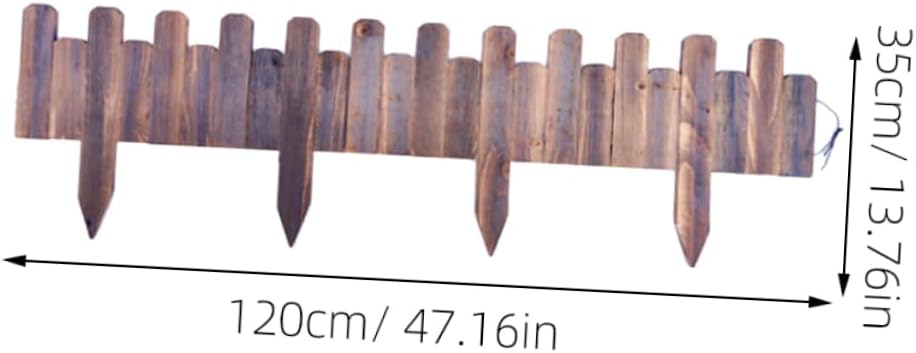 Toyvian Garden Edging Border Fence Decor Flexible Garden Fence for Landscaping Ornamental Lawn Borders and Flower Bed Edging Height and Easy to Install