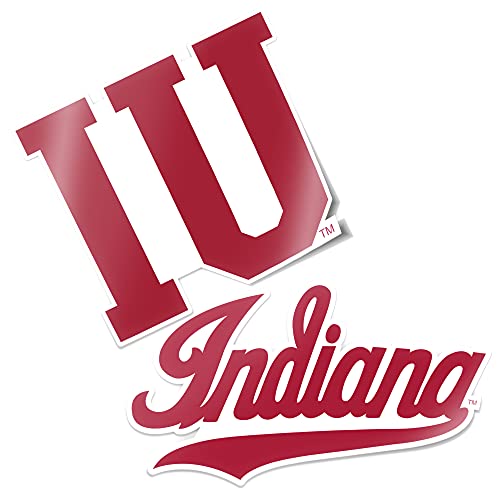 Indiana University Hoosiers Sticker Vinyl Decal Laptop Water Bottle Car Scrapbook (4 Inch Set)