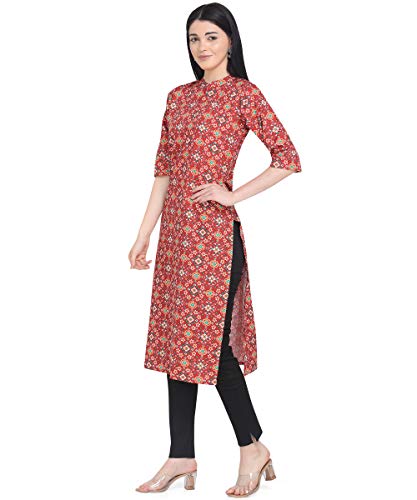 Image of LookMark Women's Crepe Regular Kurta