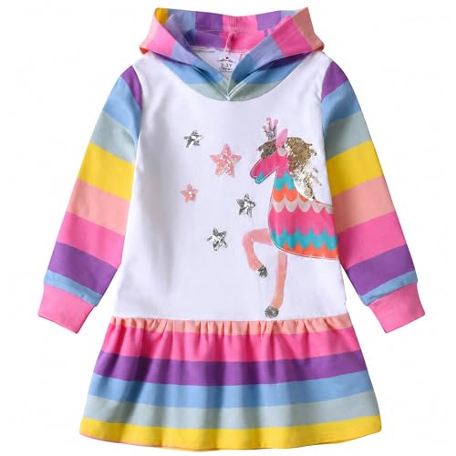 Image of VIKITA 2017 Girls Embroidery Cotton Long Sleeve Flower Dresses LH5460 for 1-8 Years ?-