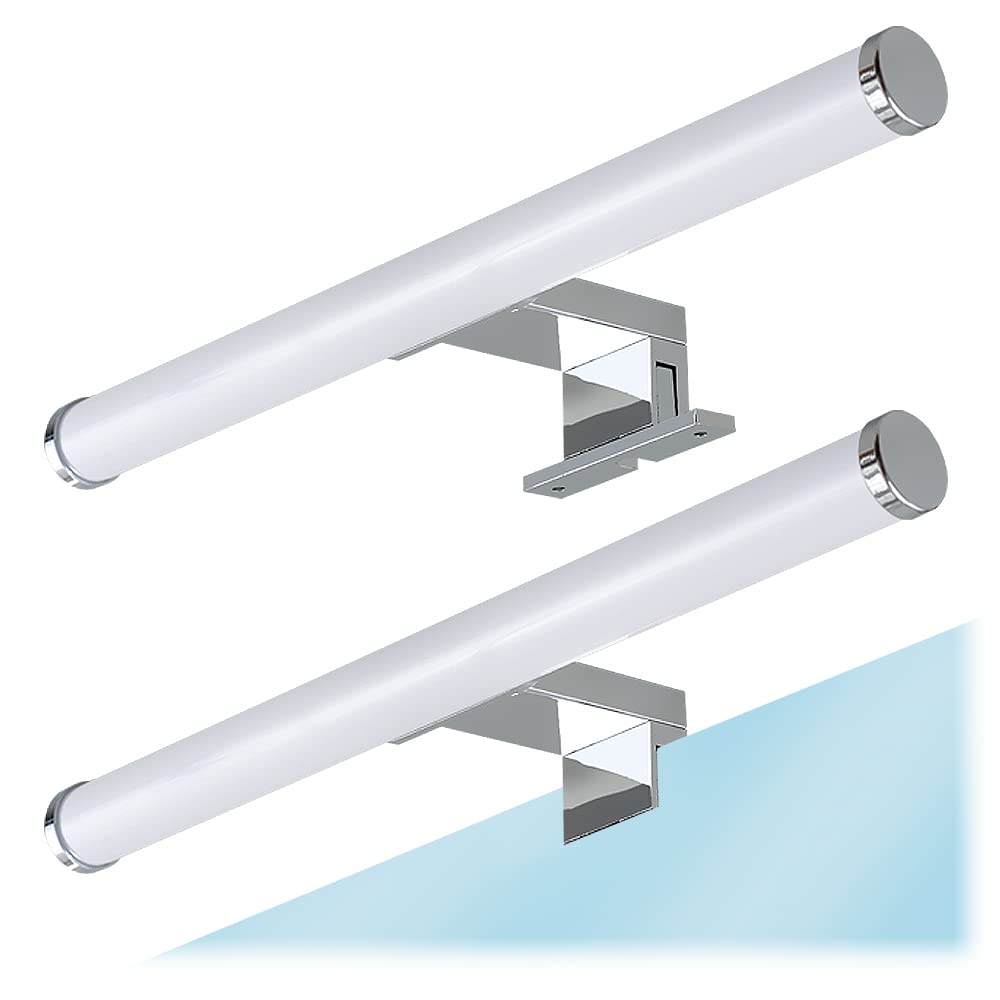 Kwazar – Lampe LED pour Miroir Salle de Bain - Barre LED GAMA 5W 30CM, 350lm, Blanc Neutre 4000K, IP44 – Applique de Salle de Bain, Lampe pour Meuble et Éclairage Mural – Faible Consommation