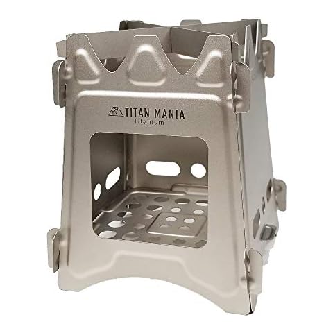 TITAN MANIA Ultra Lightweight Titanium Camping Stove Cover