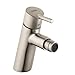 hansgrohe 32240821 Talis S 6-inch Tall 1 Bidet Faucet in Brushed Nickel