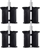 MG-Trade 4er Set Pavillon Sandsäcke Pavillonstandfüße Hochwertige Sandsäcke Standfuß für Pavillon Gewichte Standsicherung