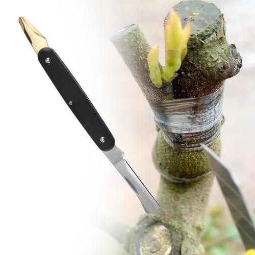 Image of SECRET DESIRE Fruit Trees Budding Grafting Knife Versatile Ergonomics Handle Cutting Tool
