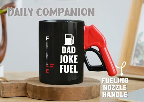 Onebttl Presente de piada de pai, piada de pai, caneca de café que muda de cor de combustível com al