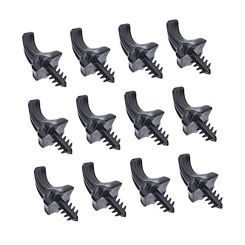 Operitacx 30pcs Artificial Pumpkin Handle Faux Pumpkin Stems Black Trim Mini Pumpkins for Crafts Fake Pumpkin Handle DIY Foam Lantern Fake Pumpkin Stem Plastic Craft Supplies Pumpkin Head